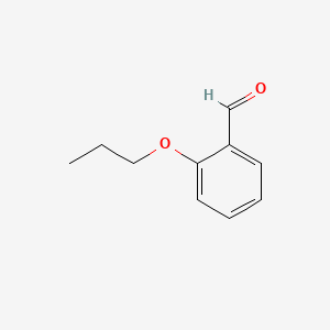 2-Propoxybenzaldehyde chemical structure (CAS 7091-12-5)