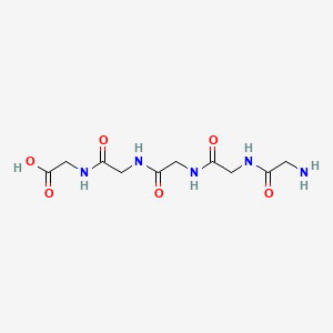 Pentaglycine chemical structure (CAS 7093-67-6)