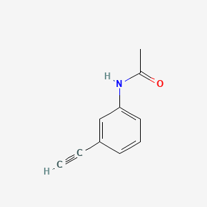 N-(3-Ethynylphenyl)acetamide chemical structure (CAS 70933-58-3)