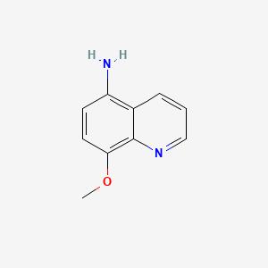 8-Methoxyquinolin-5-amine chemical structure (CAS 70945-35-6)