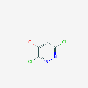 3,6-Dichloro-4-methoxypyridazine chemical structure (CAS 70952-62-4)