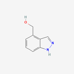 (1H-Indazol-4-yl)methanol chemical structure (CAS 709608-85-5)