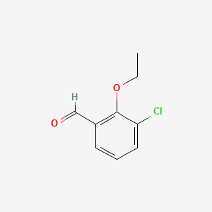 3-Chloro-2-ethoxybenzaldehyde chemical structure (CAS 709649-70-7)