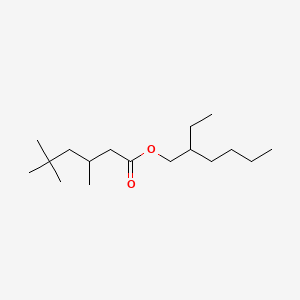 2-Ethylhexyl 3,5,5-trimethylhexanoate chemical structure (CAS 70969-70-9)