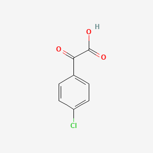 2-(4-Chlorophenyl)-2-oxoacetic acid chemical structure (CAS 7099-88-9)