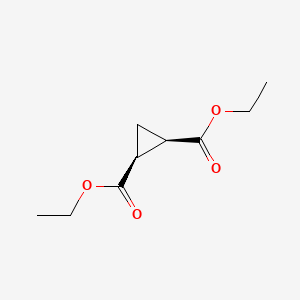 cis-Diethyl cyclopropane-1,2-dicarboxylate chemical structure (CAS 710-43-0)