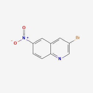 3-Bromo-6-nitroquinoline chemical structure (CAS 7101-95-3)