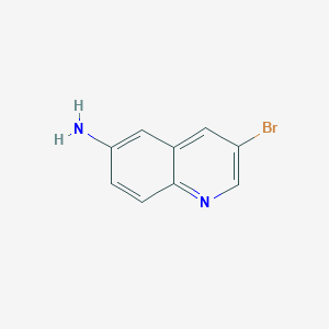 3-Bromoquinolin-6-amine chemical structure (CAS 7101-96-4)