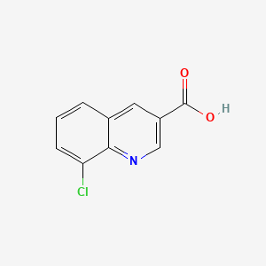 8-Chloroquinoline-3-carboxylic acid chemical structure (CAS 71082-54-7)
