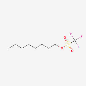 Octyl trifluoromethanesulfonate chemical structure (CAS 71091-89-9)