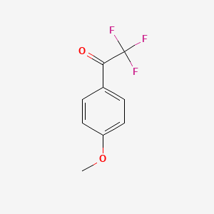 2,2,2-Trifluoro-1-(4-methoxyphenyl)ethanone chemical structure (CAS 711-38-6)