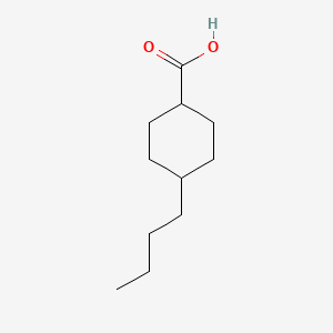 4-Butylcyclohexanecarboxylic acid chemical structure (CAS 71101-89-8)