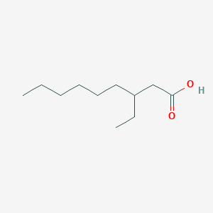 3-Ethylnonanoic acid chemical structure (CAS 711027-63-3)