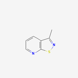 3-Methylisothiazolo[5,4-b]pyridine chemical structure (CAS 71109-34-7)