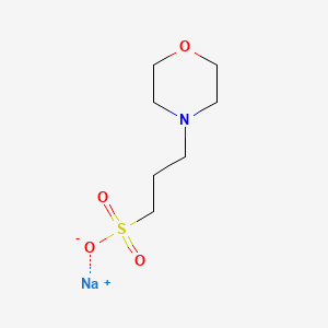 Sodium 3-morpholinopropane-1-sulfonate chemical structure (CAS 71119-22-7)