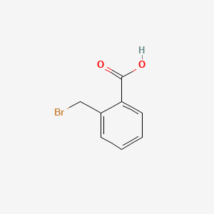 2-(Bromomethyl)benzoic acid chemical structure (CAS 7115-89-1)