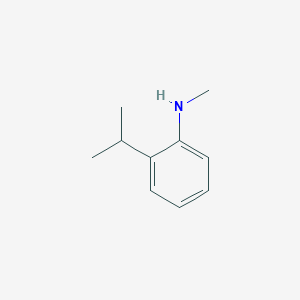 2-Isopropyl-N-methylaniline chemical structure (CAS 7117-18-2)