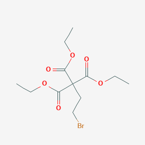 Triethyl 3-bromopropane-1,1,1-tricarboxylate chemical structure (CAS 71170-82-6)