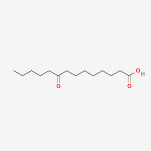 9-Oxotetradecanoic acid chemical structure (CAS 71173-32-5)