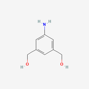 (5-Amino-1,3-phenylene)dimethanol chemical structure (CAS 71176-54-0)