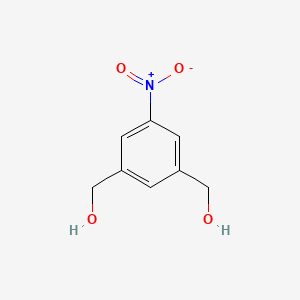 (5-Nitro-1,3-phenylene)dimethanol chemical structure (CAS 71176-55-1)