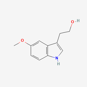 2-(5-Methoxy-1H-indol-3-yl)ethanol chemical structure (CAS 712-09-4)