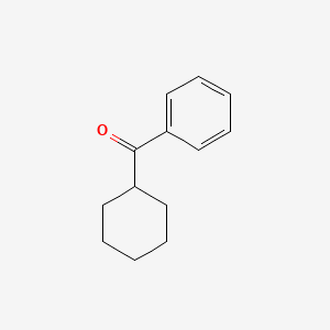Cyclohexyl phenyl ketone chemical structure (CAS 712-50-5)