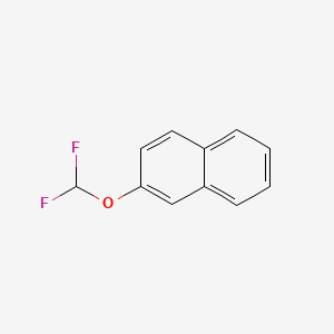 2-(Difluoromethoxy)naphthalene chemical structure (CAS 712-79-8)