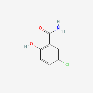 5-Chlorosalicylamide chemical structure (CAS 7120-43-6)