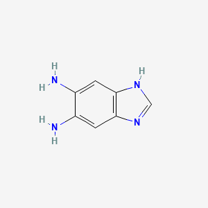 1H-Benzo[d]imidazole-5,6-diamine chemical structure (CAS 71209-21-7)