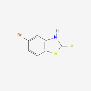 5-Bromo-2-mercaptobenzothiazole chemical structure (CAS 71216-20-1)