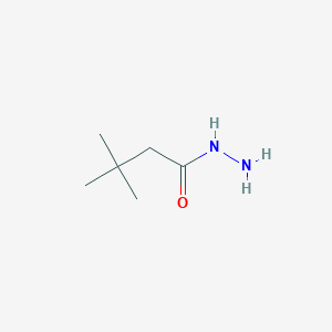 3,3-DImethylbutanehydrazide chemical structure (CAS 712303-26-9)