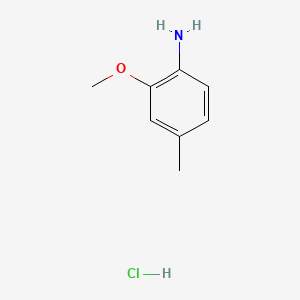 2-Methoxy-4-methylaniline hydrochloride chemical structure (CAS 71288-98-7)