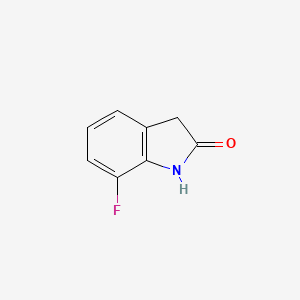 7-Fluoroindolin-2-one chemical structure (CAS 71294-03-6)
