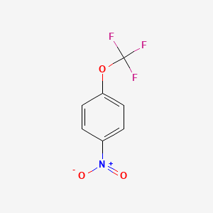 1-Nitro-4-(trifluoromethoxy)benzene chemical structure (CAS 713-65-5)
