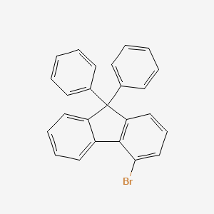 4-Bromo-9,9-diphenyl-9H-fluorene chemical structure (CAS 713125-22-5)