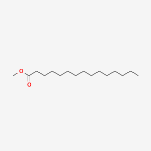 Methyl pentadecanoate chemical structure (CAS 7132-64-1)