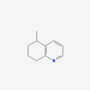 5-Methyl-5,6,7,8-tetrahydroquinoline chemical structure (CAS 71350-31-7)