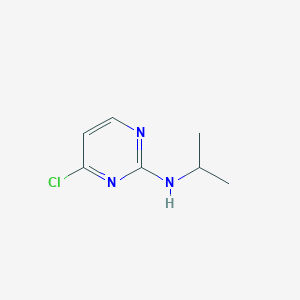4-Chloro-N-isopropylpyrimidin-2-amine chemical structure (CAS 71406-60-5)