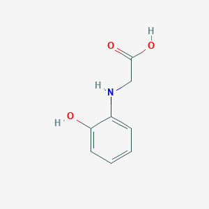 2-((2-Hydroxyphenyl)amino)acetic acid chemical structure (CAS 71428-90-5)