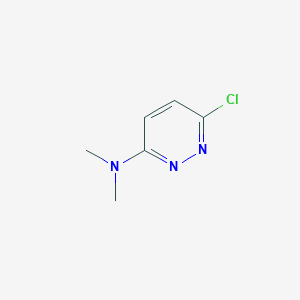 6-Chloro-N,N-dimethylpyridazin-3-amine chemical structure (CAS 7145-60-0)