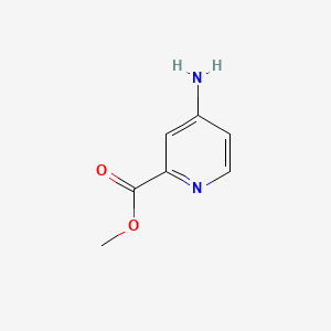 Methyl 4-aminopyridine-2-carboxylate chemical structure (CAS 71469-93-7)