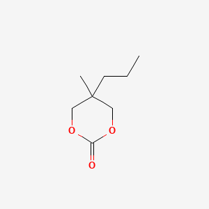 5-Methyl-5-propyl-1,3-dioxan-2-one chemical structure (CAS 7148-50-7)