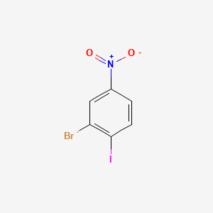 3-Bromo-4-iodonitrobenzene chemical structure (CAS 7149-14-6)