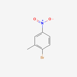 1-Bromo-2-methyl-4-nitrobenzene chemical structure (CAS 7149-70-4)