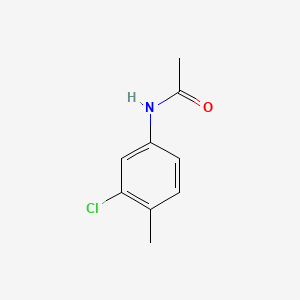 N-(3-Chloro-4-methylphenyl)acetamide chemical structure (CAS 7149-79-3)