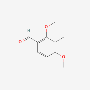 2,4-Dimethoxy-3-methylbenzaldehyde chemical structure (CAS 7149-92-0)