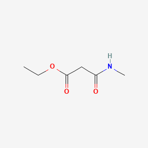 Ethyl 3-(methylamino)-3-oxopropanoate chemical structure (CAS 71510-95-7)