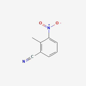 2-Methyl-3-nitrobenzonitrile chemical structure (CAS 71516-35-3)