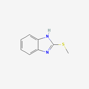 2-(Methylthio)benzimidazole chemical structure (CAS 7152-24-1)